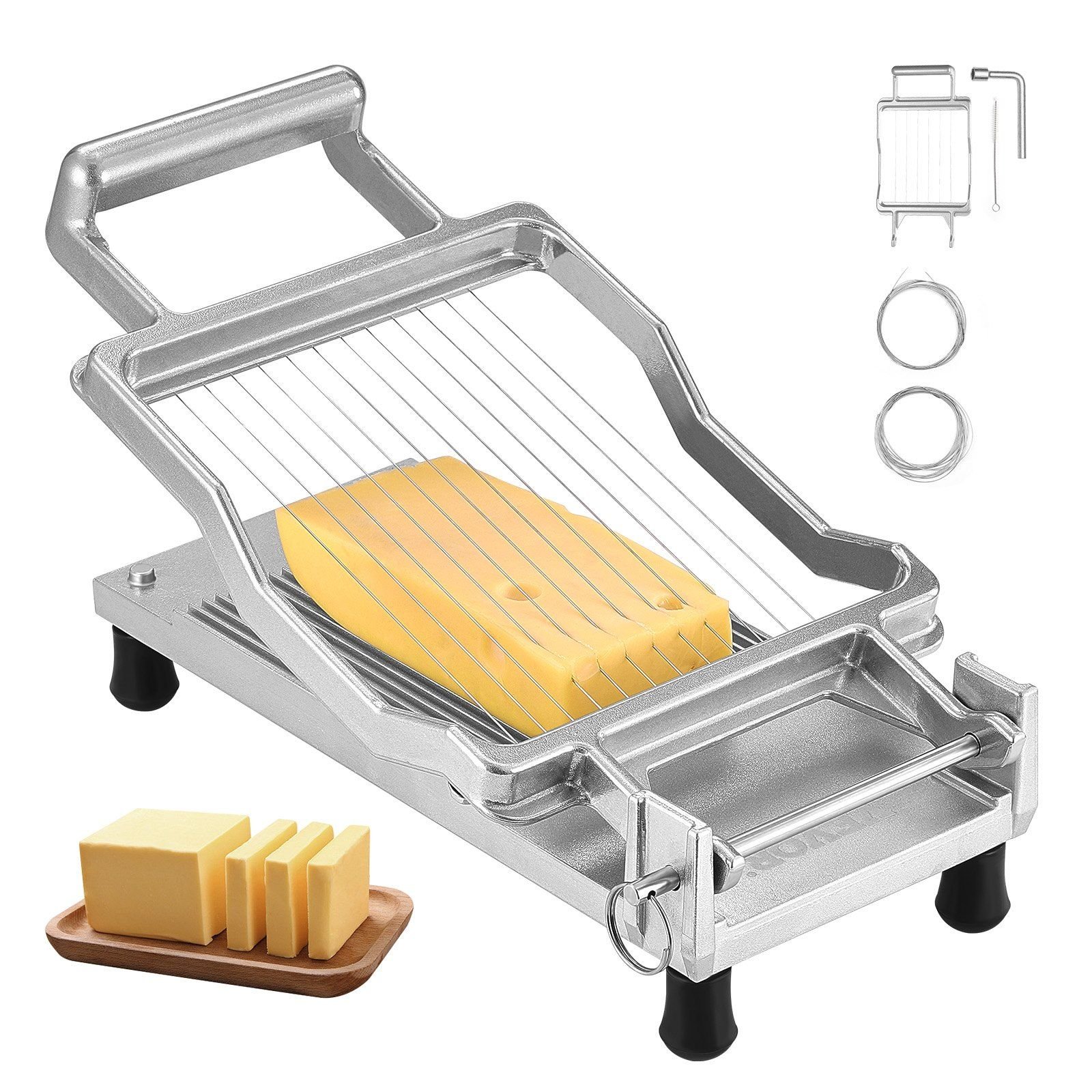 VEVOR Cheese Cutter with Wire Cheeser Butter Cutting 0.39