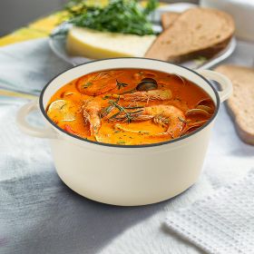 Cast Iron Dutch Oven (Option: CR-1PC-24cm)